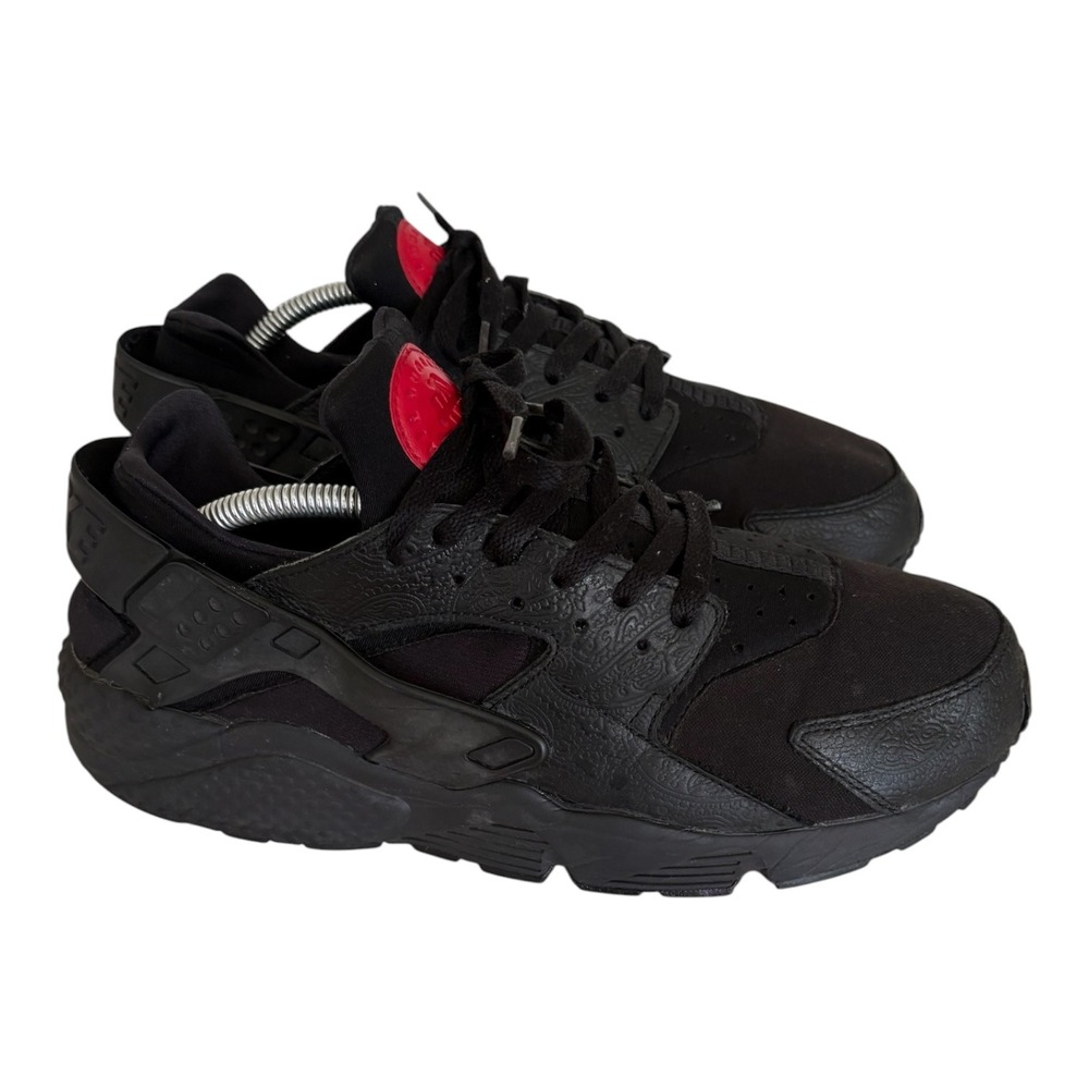 Nike Air Huarache Run Paisley Black Floral Men 11 AO3153-001 SneakerRunning Shoe - Picture 8 of 8